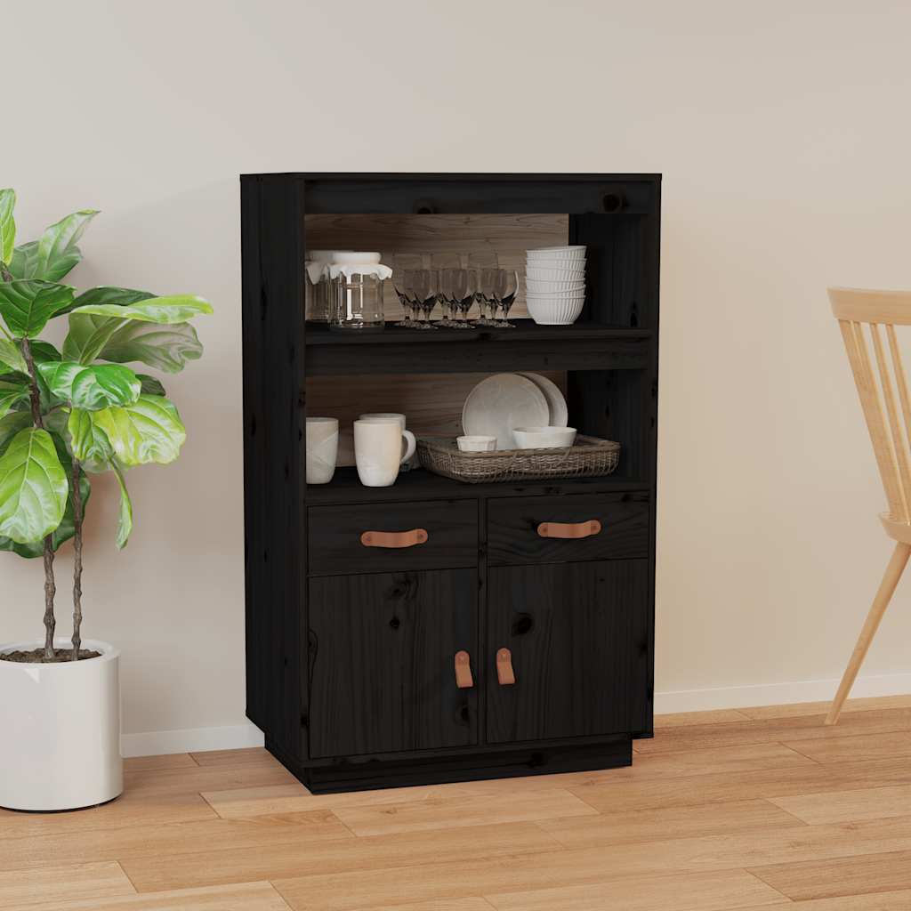 Highboard 67x40x108,5 cm Massivholz Kiefer