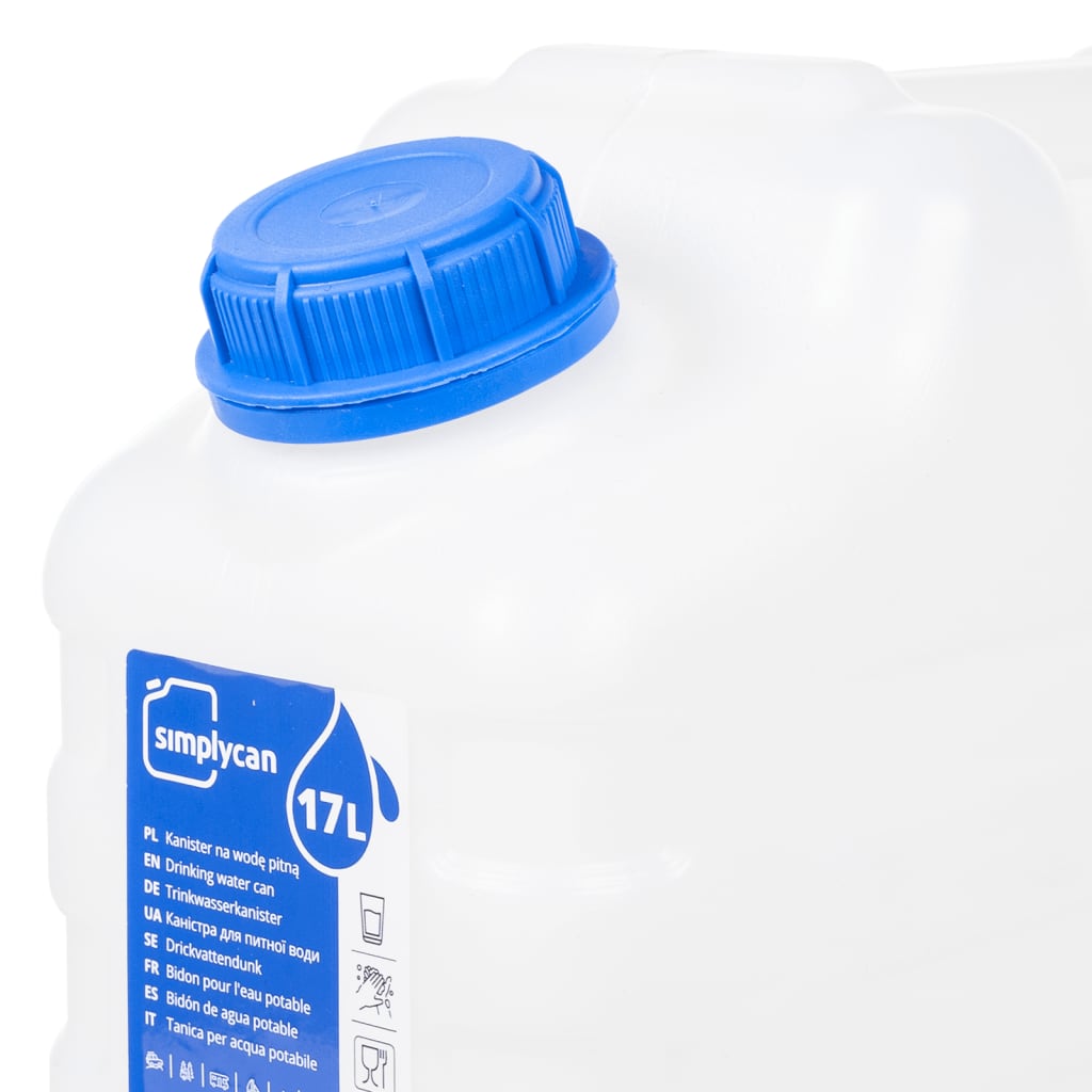 Wasserbehälter mit Hahn Transparent 10 L Kunststoff