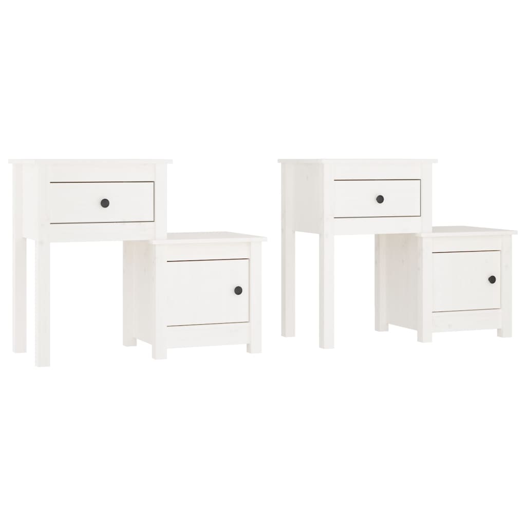 Nachttisch 79,5x38x65,5 cm Massivholz Kiefer
