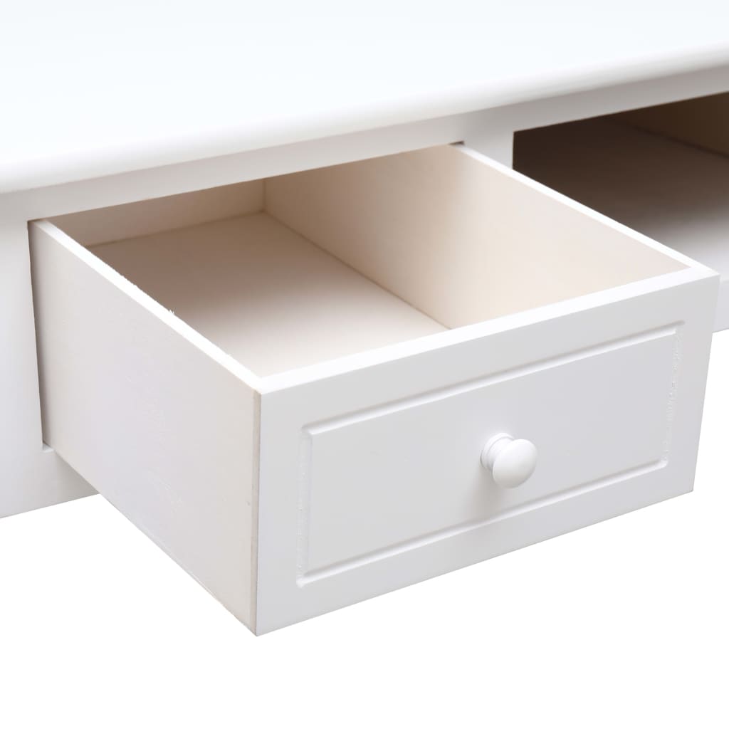 Schreibtisch Grau 110×45×76 cm Holz