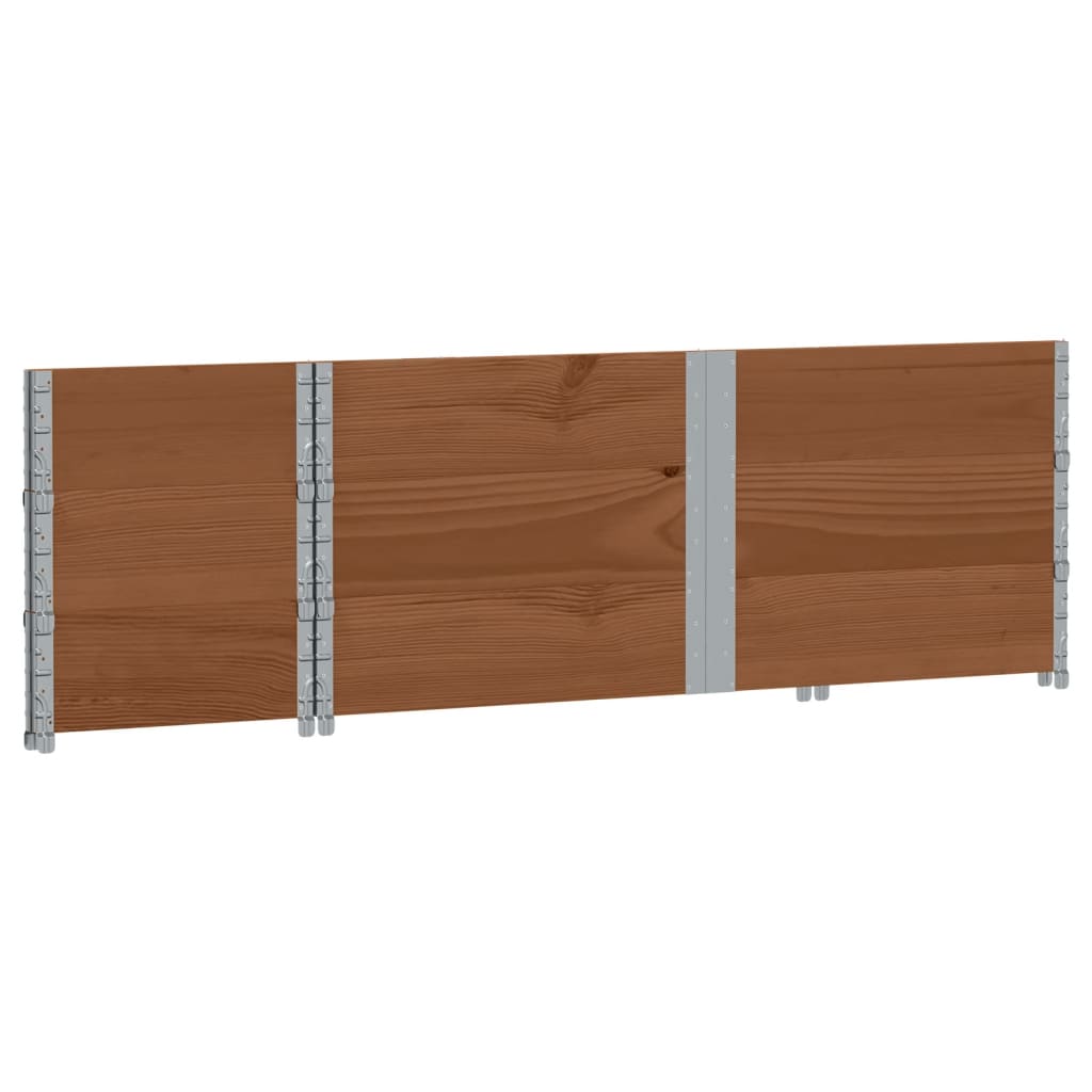 Pflanzkasten Grau 150x100 cm Massivholz Kiefer