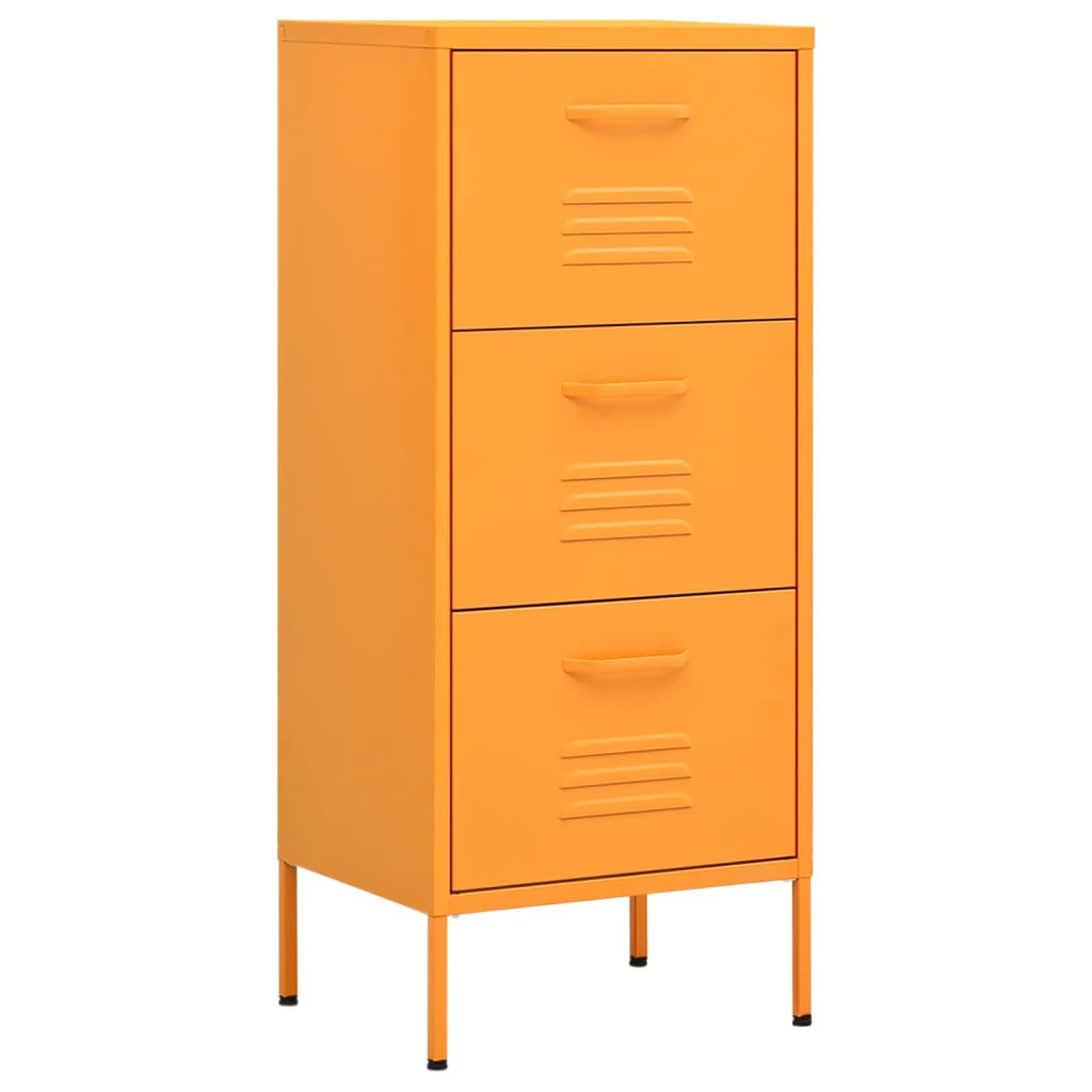 Beistellschrank Olivgrün 42,5x35x101,5 cm Stahl