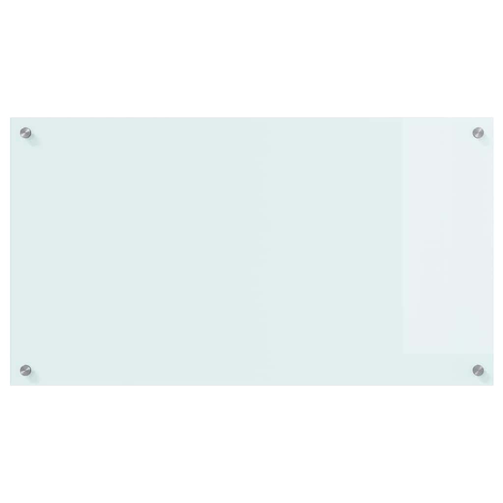 Küchenrückwand 2 pcs Weiß 70 x 40 cm Gehärtetes Glas