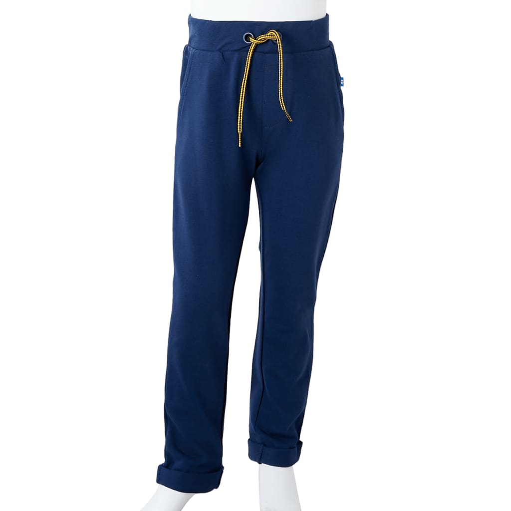 Kinderhose mit Kordelzug Marineblau 128