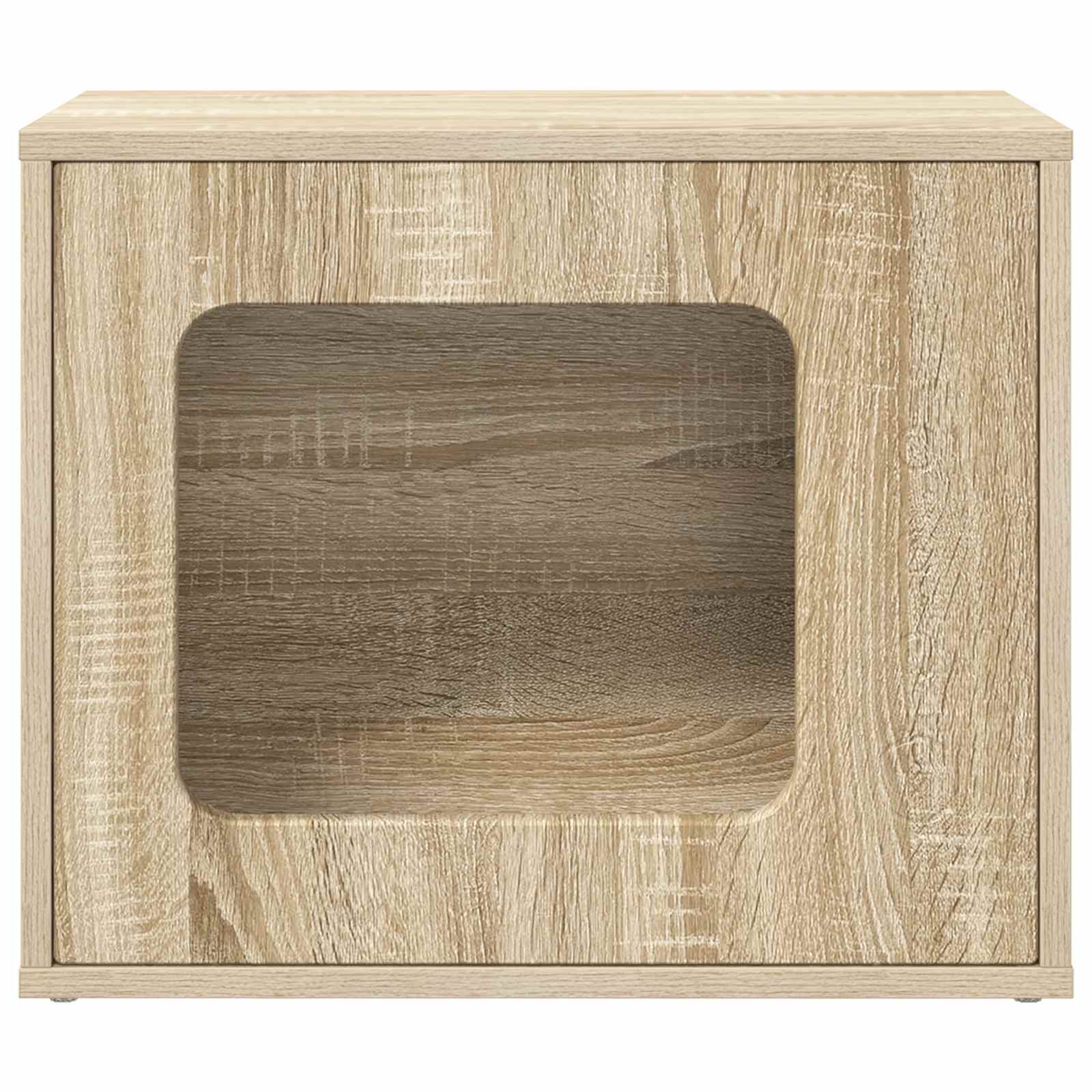 Katzenhaus Weiß 51 x 30 x 42 cm Holzwerkstoff
