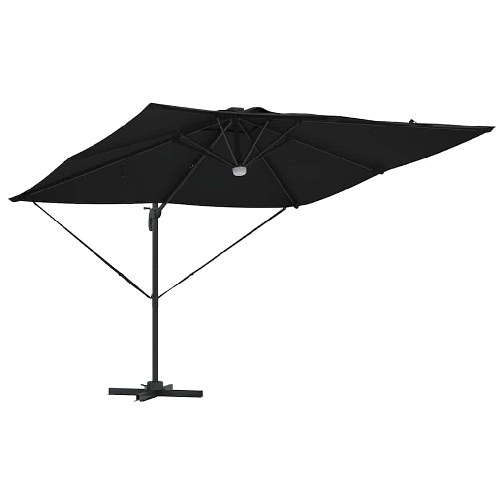 Roma Parasol Beige 286 x 284 x 270 cm Aluminium und Polyester