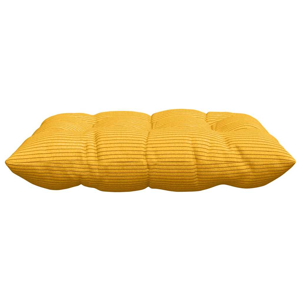 Sitzkissen 4 pcs Hellgrau 40 x 40 x 6 cm Cordstoff