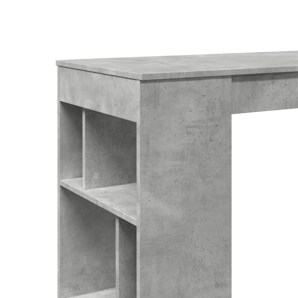 Bartisch Schwarz Eichen-Optik 102 x 50 x 103,5 cm Holzwerkstoff