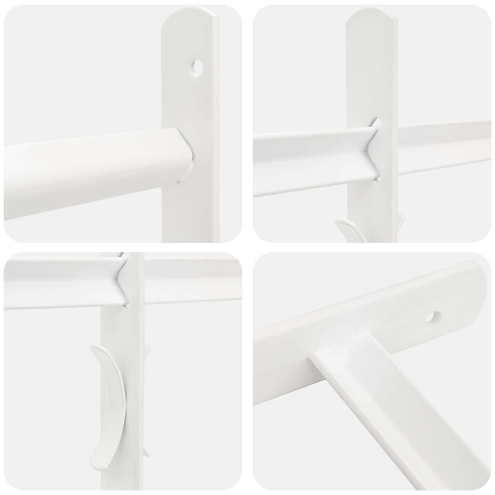 Sicherheitsgitter für Fenster mit 2 Querstangen 43-74 cm