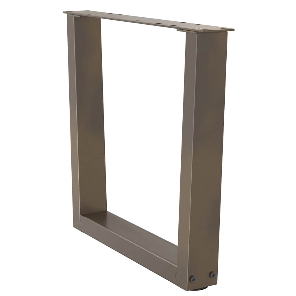 Couchtischbeine V-Form 2 Stück Schwarz 30x(30-31,3) cm Stahl
