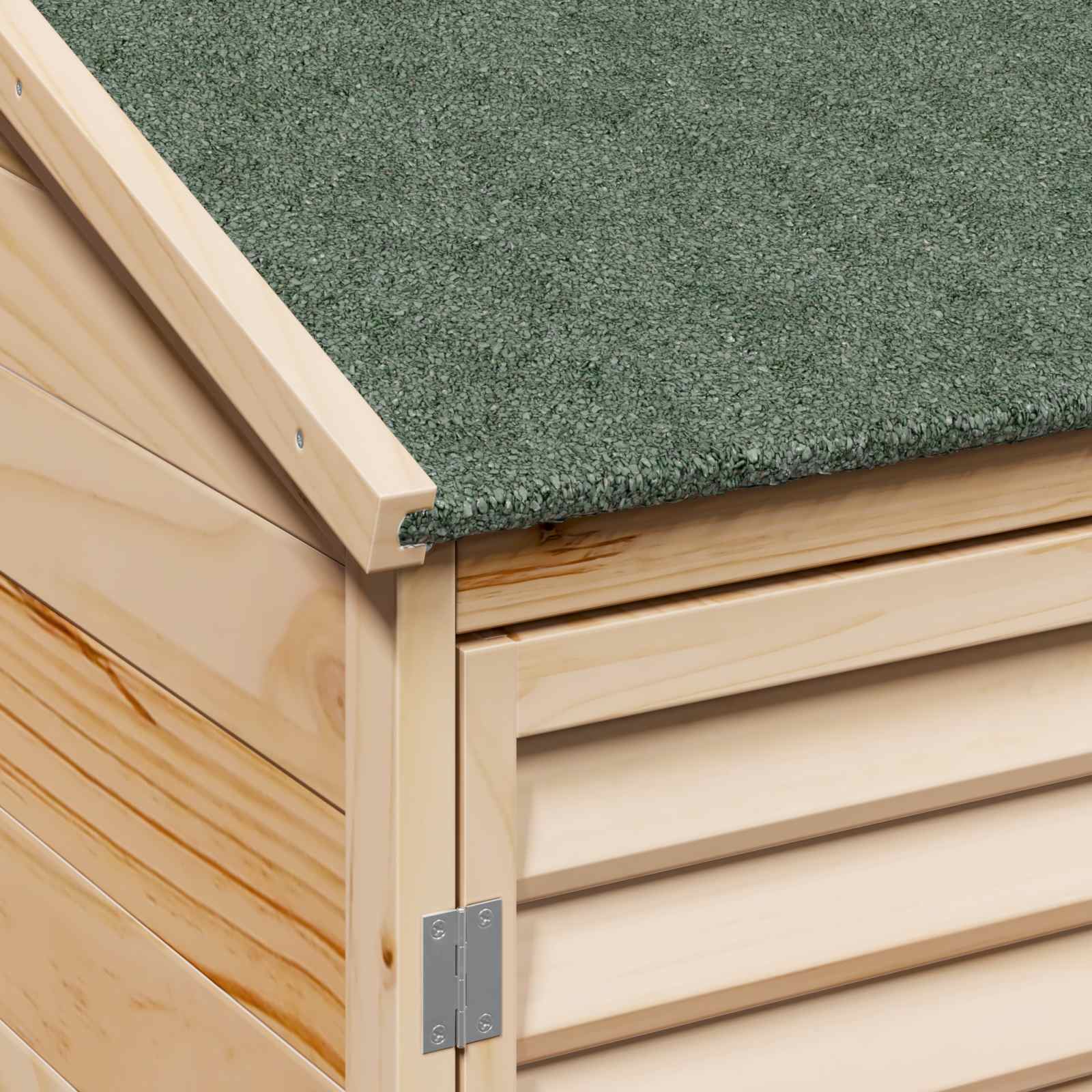 Gartenschuppen Natur 59 x 56 x 113,5 cm Massivholz aus Fichte