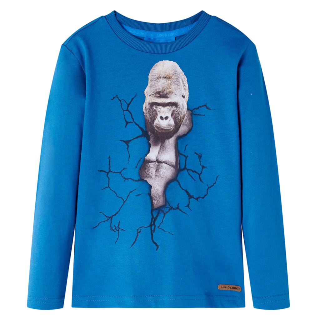 Kinder-Langarmshirt Dunkelocker 116