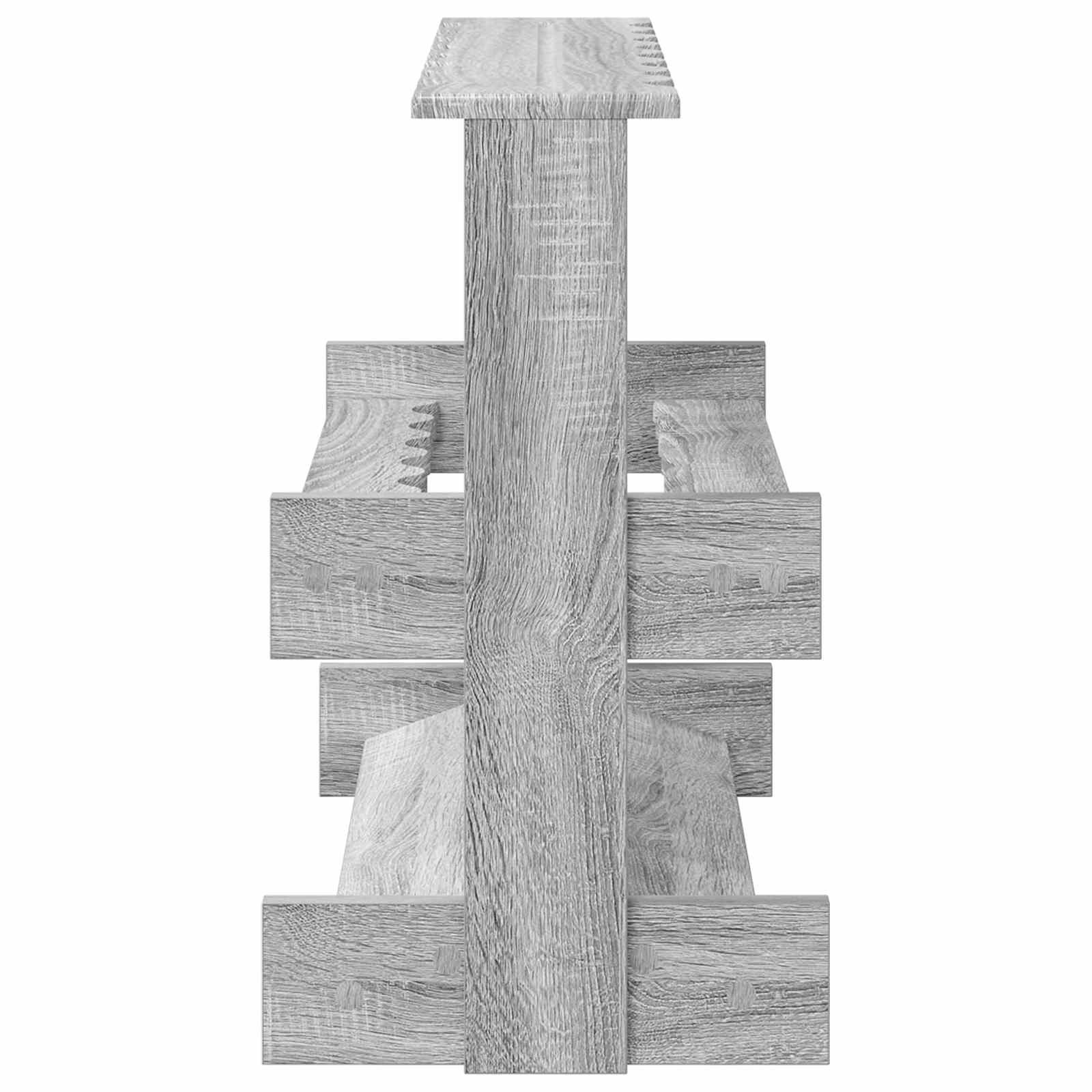 Billardqueue-Ständer Holzwerkstoff 60 x 35 x 60 cm Weiß