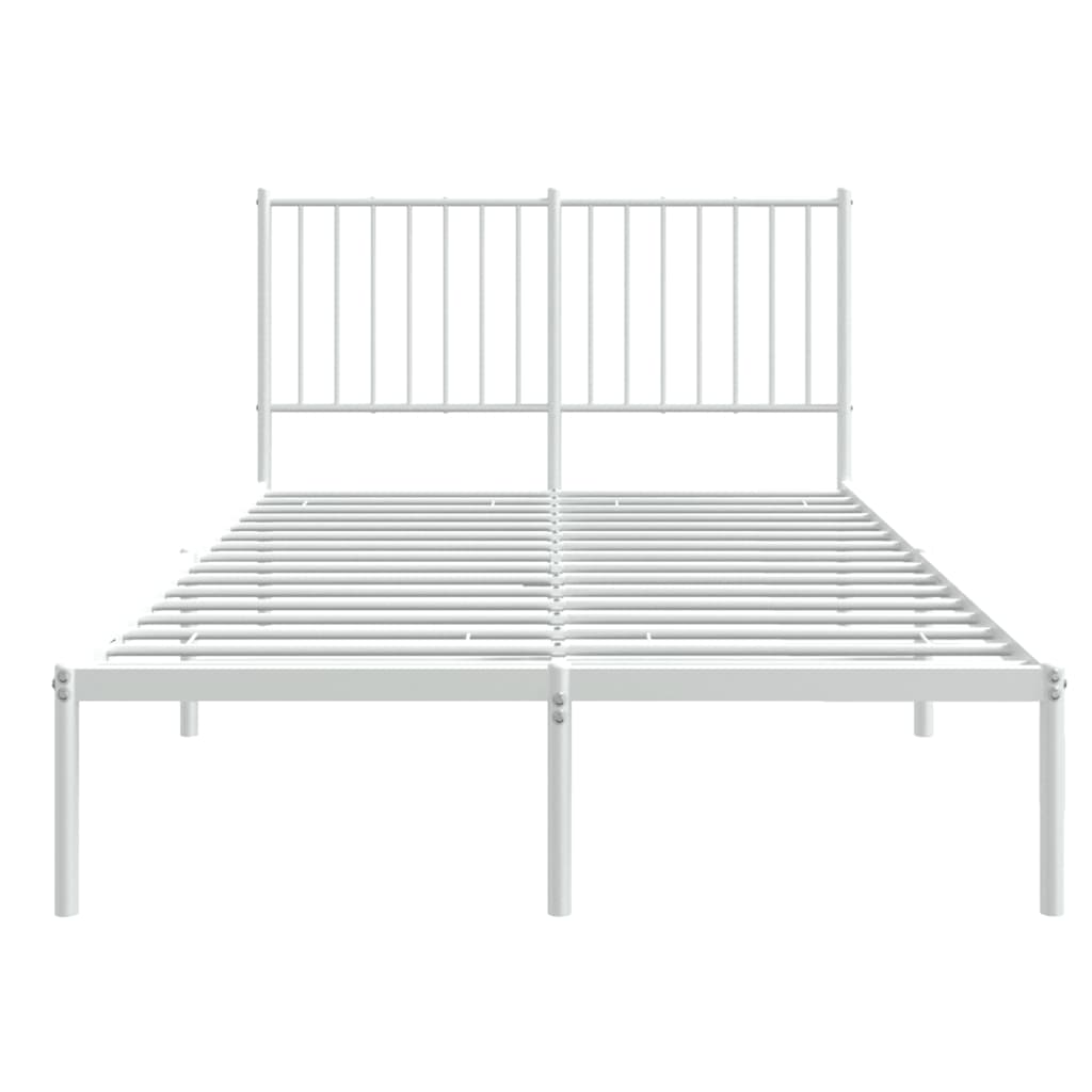 Bettgestell Metall Schwarz 75x190 cm