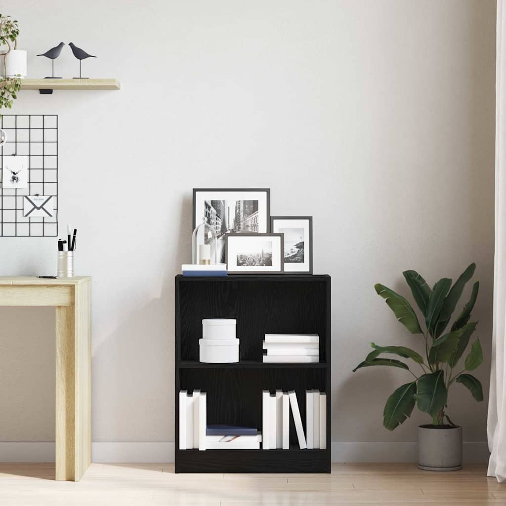 Bücherregal 3 Fächer Weiß 40x24x109 cm Holzwerkstoff