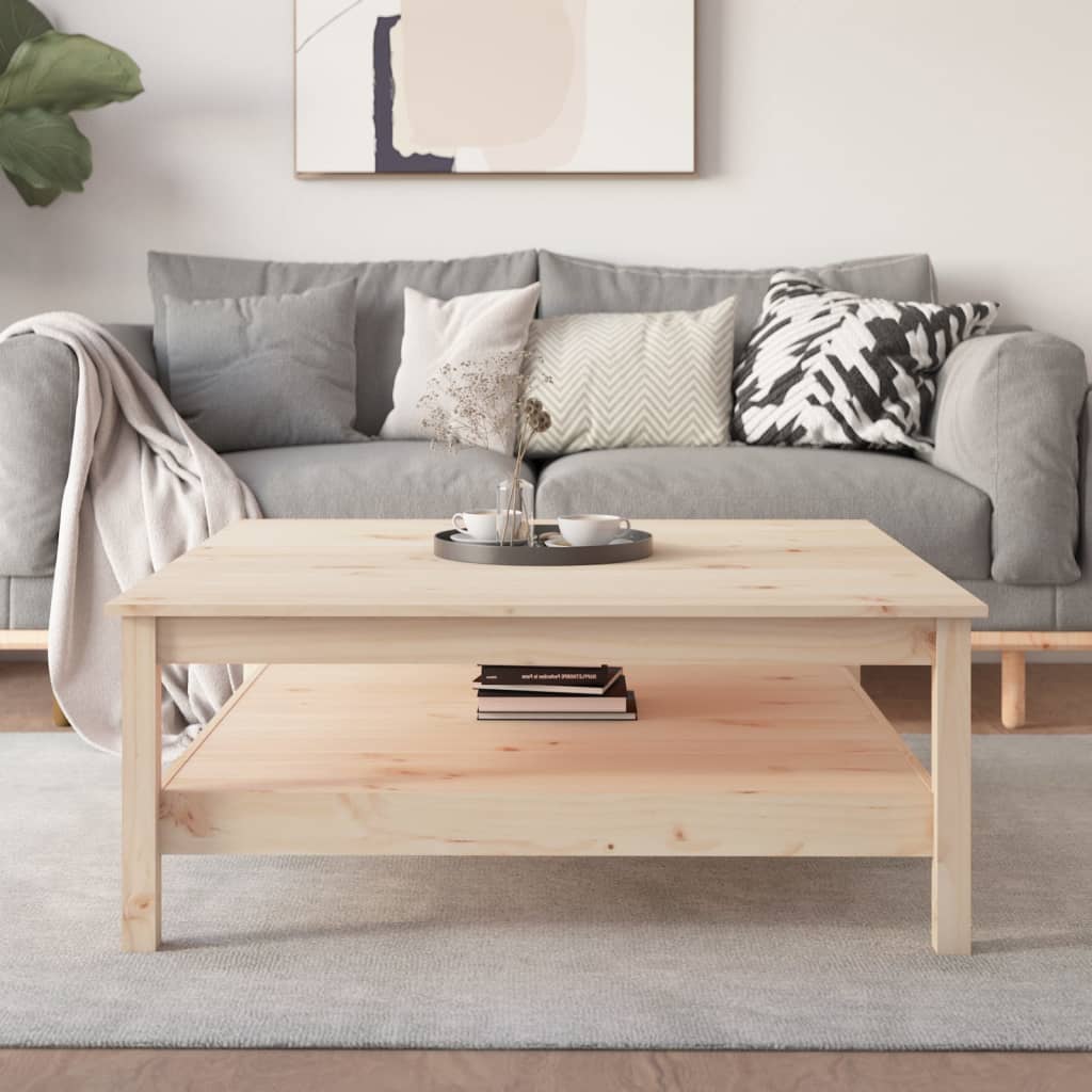 Couchtisch 45 x 45 x 40 cm Massivholz Kiefer