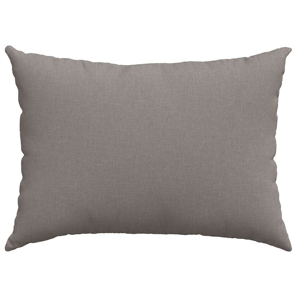 Sofakissen 2 pcs Hellgrau 50 x 30 cm Stoff
