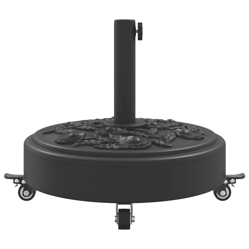 Sonnenschirmständer für Ø38/48 mm Mast 9 kg Halbrund