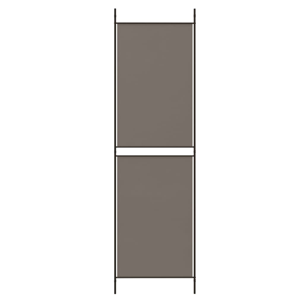 3-teiliger Raumteiler Beige 150 x 180 cm Stoff