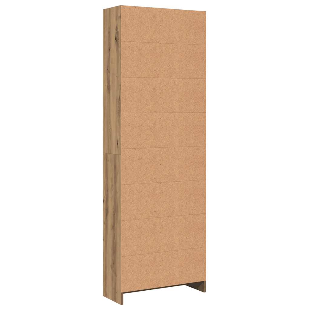 Bücherregal Weiß 40x24x75 cm Holzwerkstoff