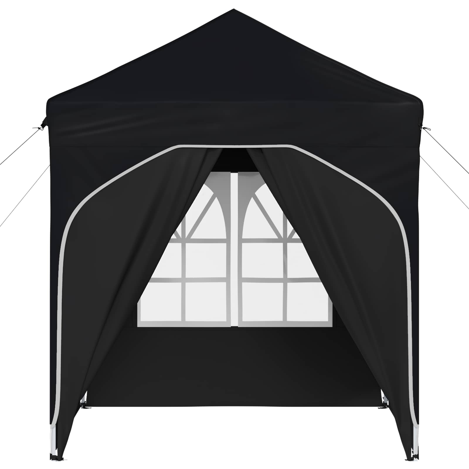 Pop-up Partyzelt 194 x 194 x 245 cm Creme