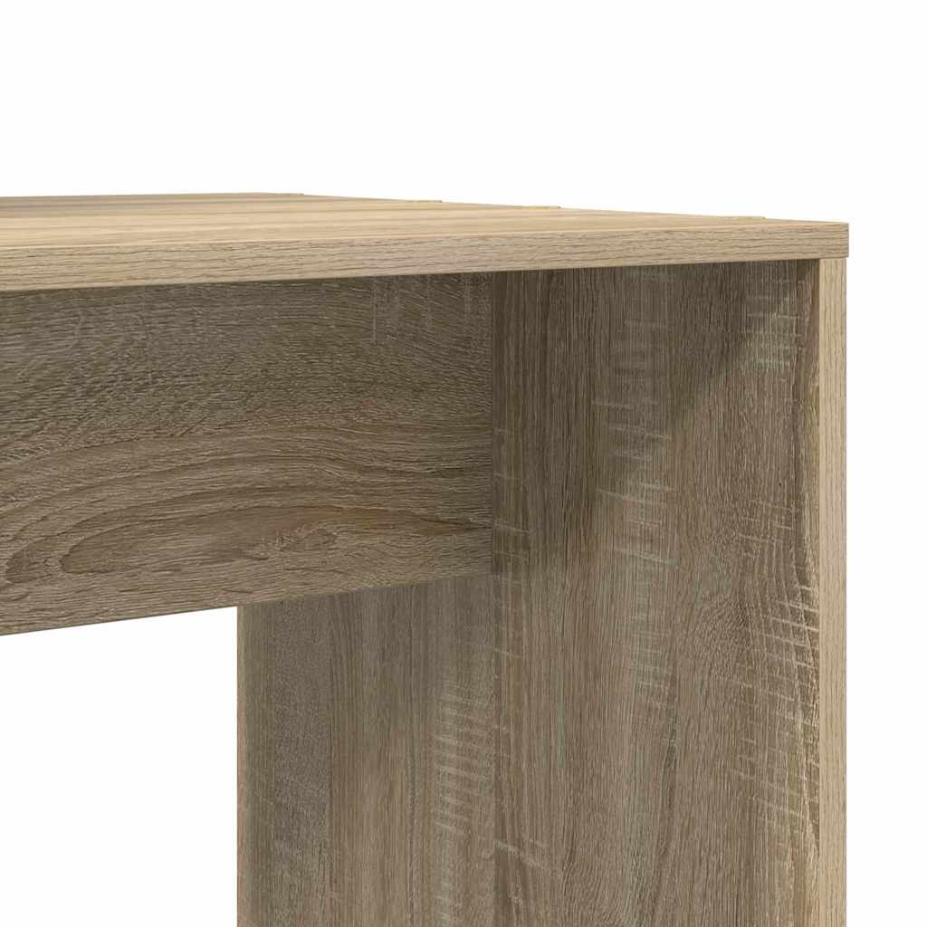 Schreibtisch mit Regal Weiß 138,5 x 55 x 143 cm Holzwerkstoff