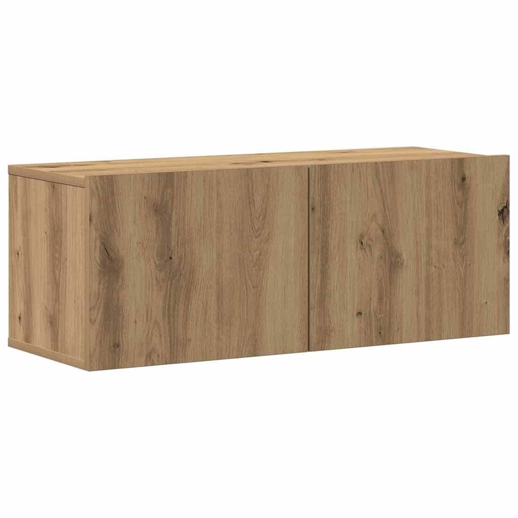 4-tlg. TV-Schrank-Set Weiß Holzwerkstoff