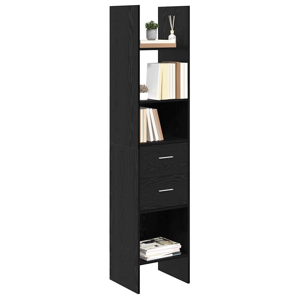 Bücherregal Weiß 40x35x180 cm Holzwerkstoff