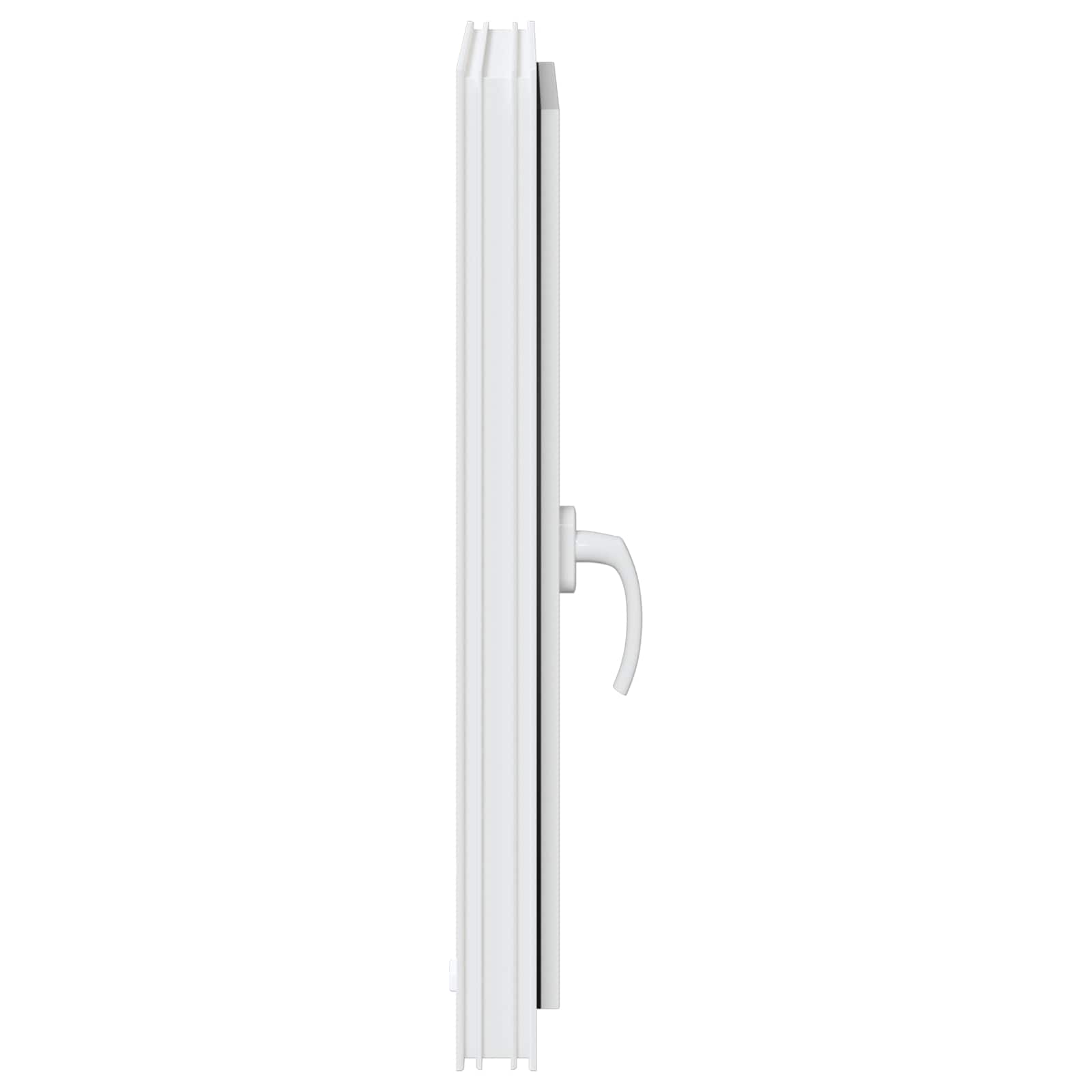 Kellerfenster RISOR 50 x 50 cm PVC und Glas Weiß