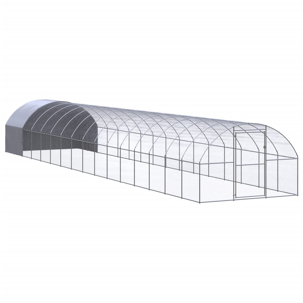 Outdoor-Hühnerstall 3x2x2 m Verzinkter Stahl