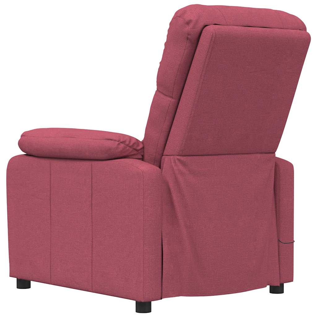 Massagesessel Hellgrau Stoff