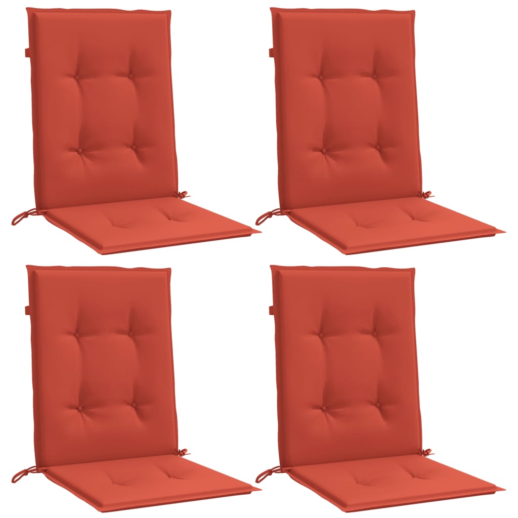 Niedriglehner-Auflagen 2 Stk Melange Anthrazit 100x50x7cm Stoff
