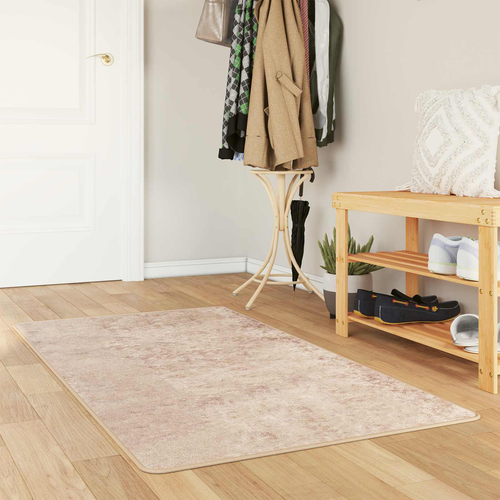 Teppich Waschbar Mehrfarbig 160x230 cm