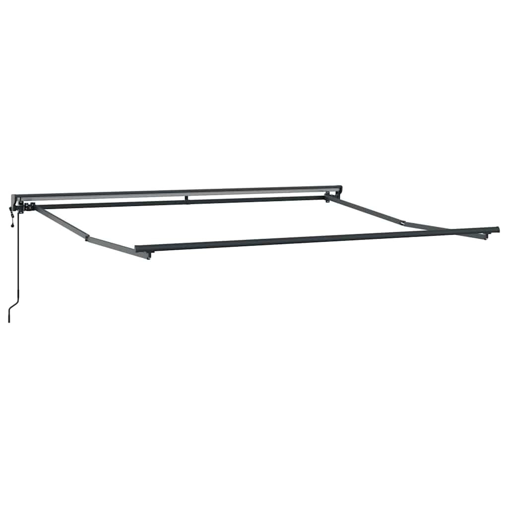 Markisenrahmen Verstellbar Weiß 2,5 x 2 m Stahl
