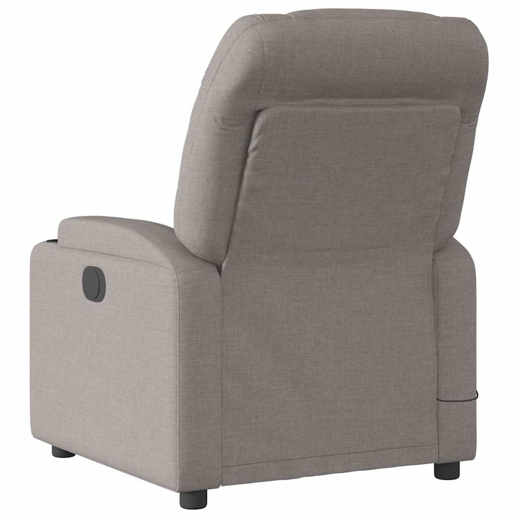 Relaxsessel Elektrisch Dunkelgrau Stoff