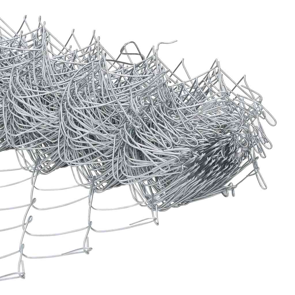 Outdoor Kettenglied-Zaun Erdfixierung 10 x 0,4 m Grün Netz