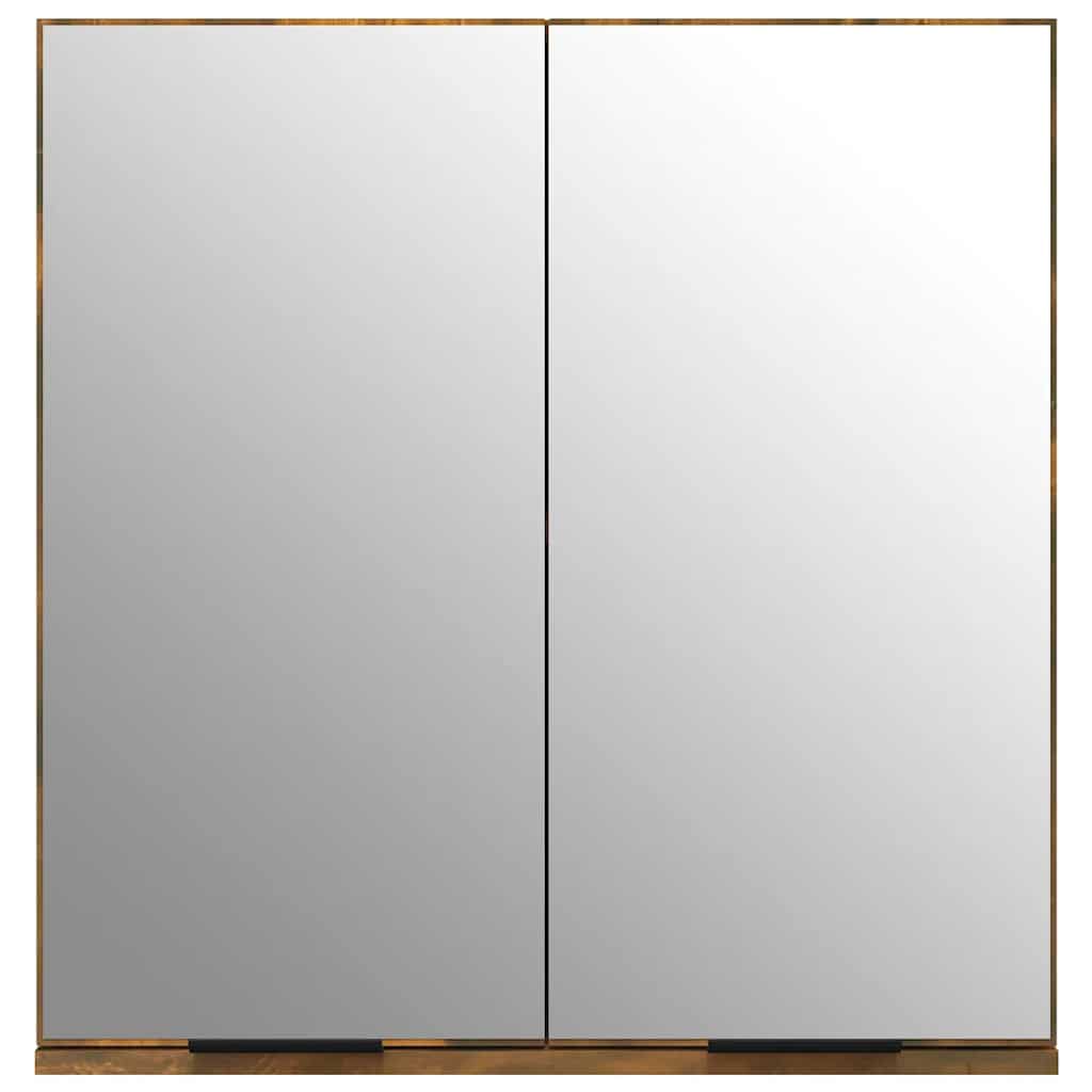 Bad-Spiegelschrank Weiß 64x20x67 cm