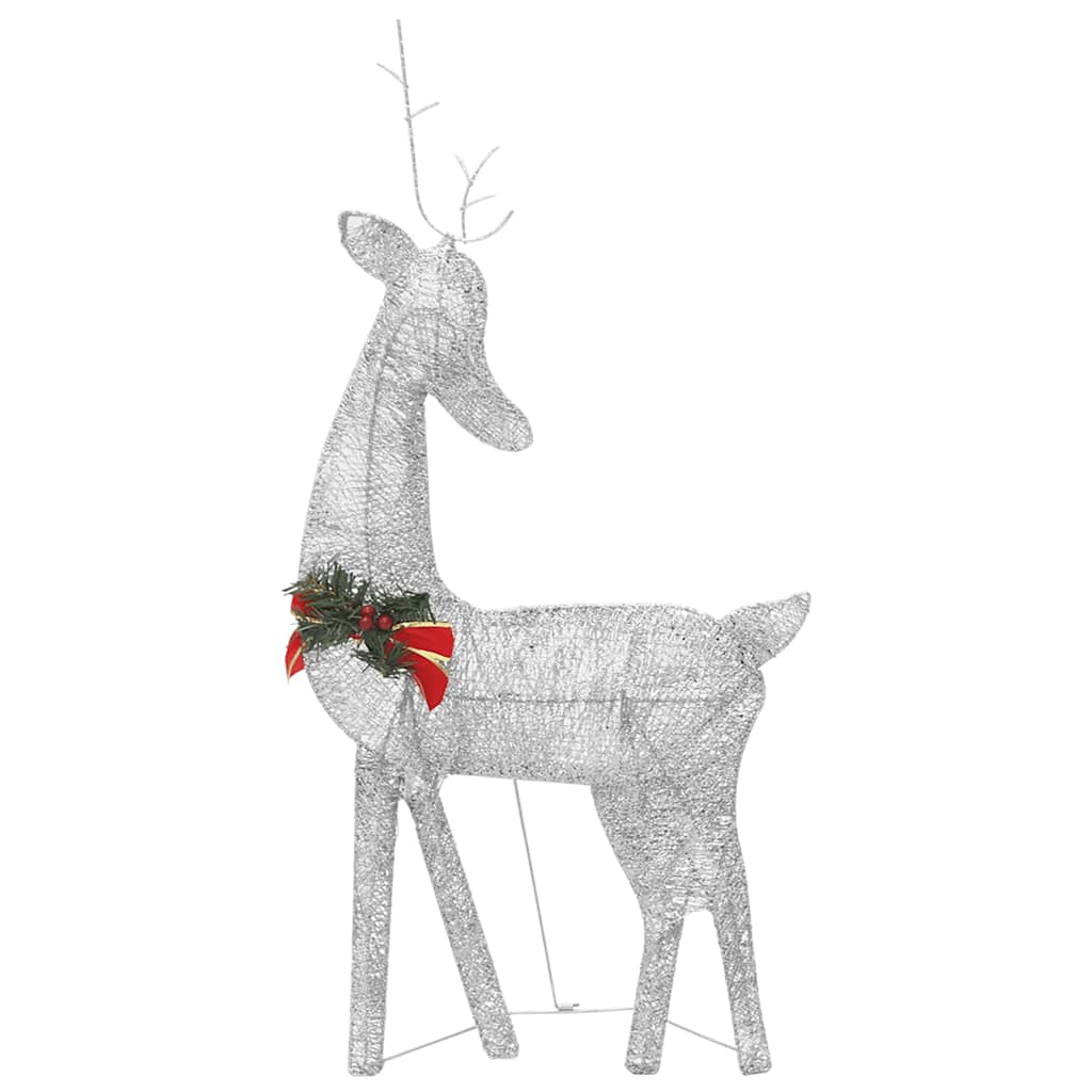 Weihnachtsdeko LED Rentiere 270x7x90 cm Golden Warmweiß