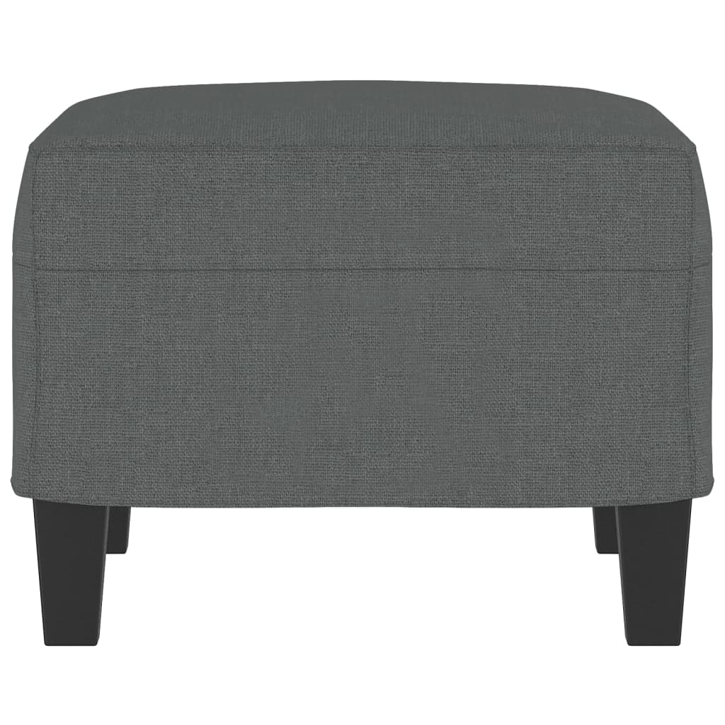Fußhocker Hellgrau 60x50x41 cm Stoff