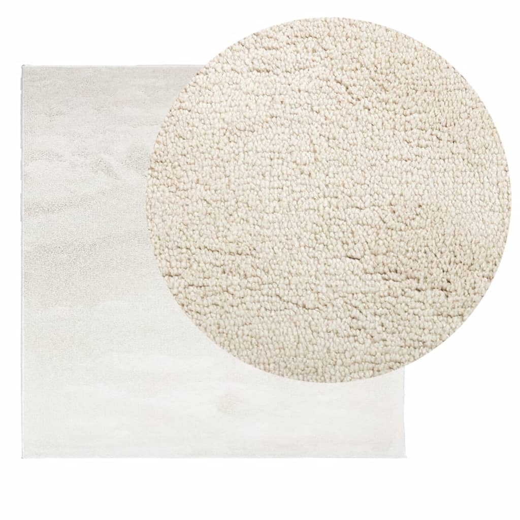 Teppich OVIEDO Kurzflor Anthrazit 120x120 cm