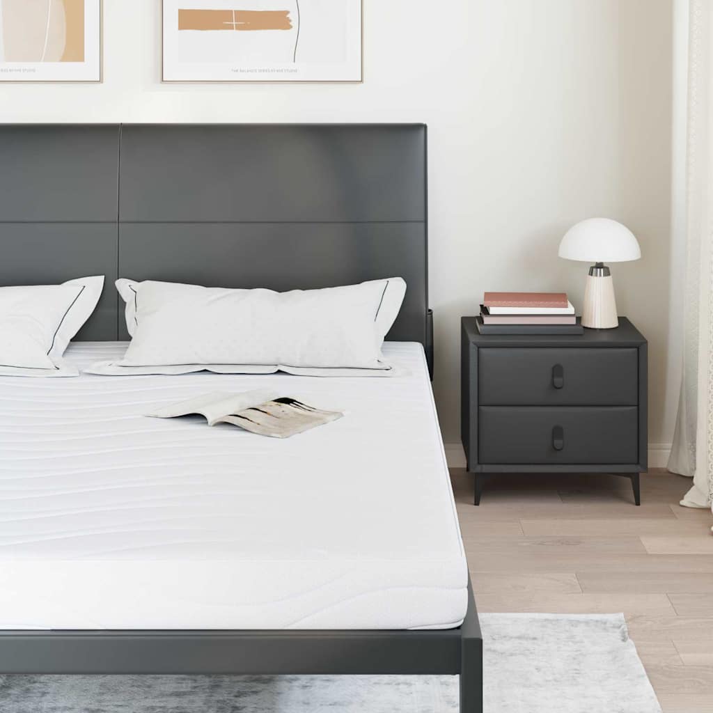 Matratze Weiß 80 x 160 cm Jacquard-Stoff