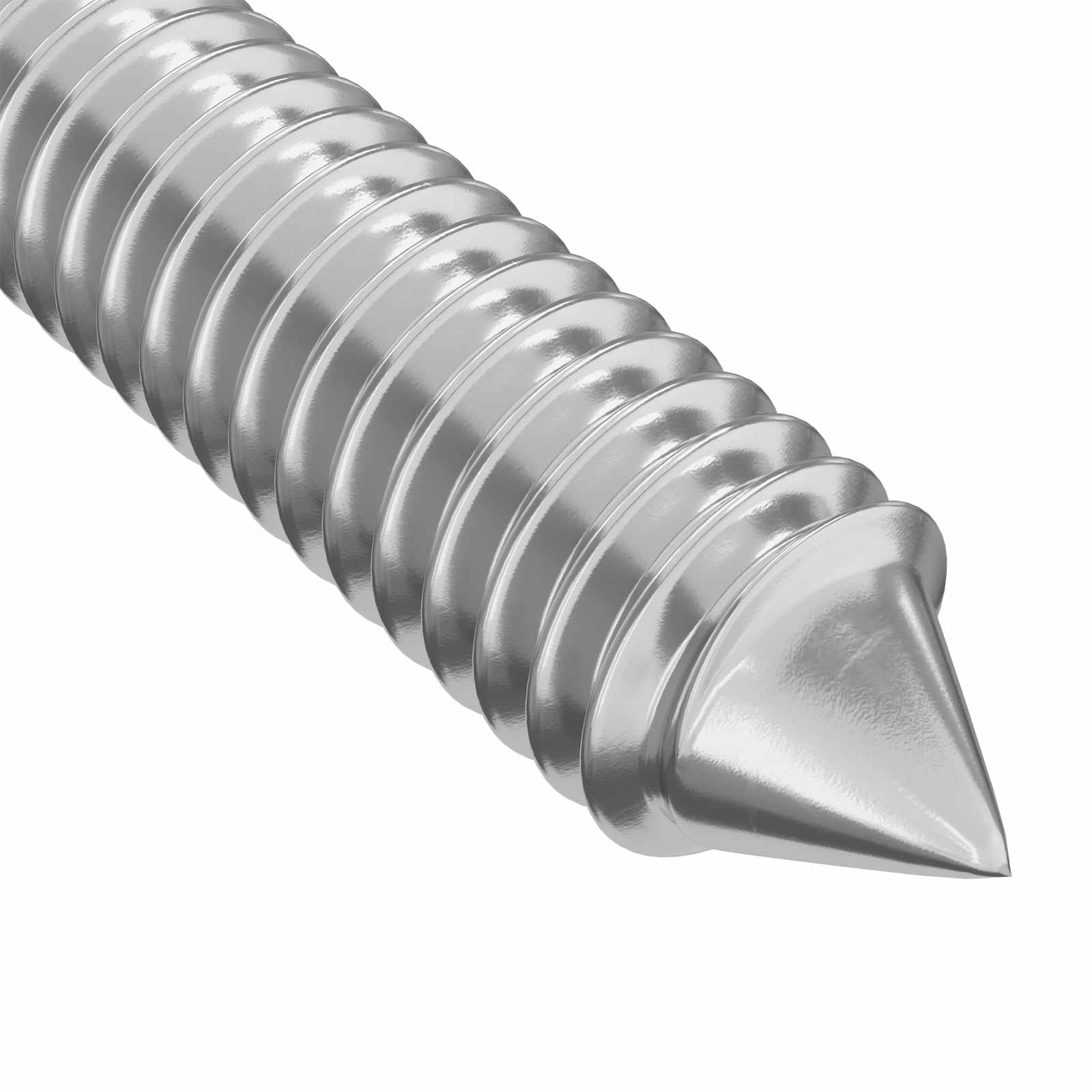 Möbel-Schrauben 2 pcs Silber M6 x 60 mm Stahl