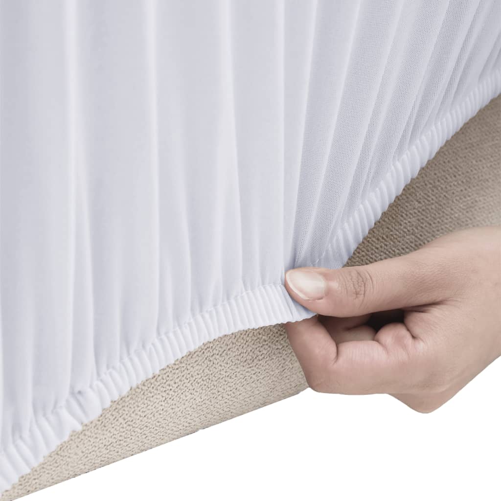 Stretch-Sofahusse Schwarz Polyester-Jersey