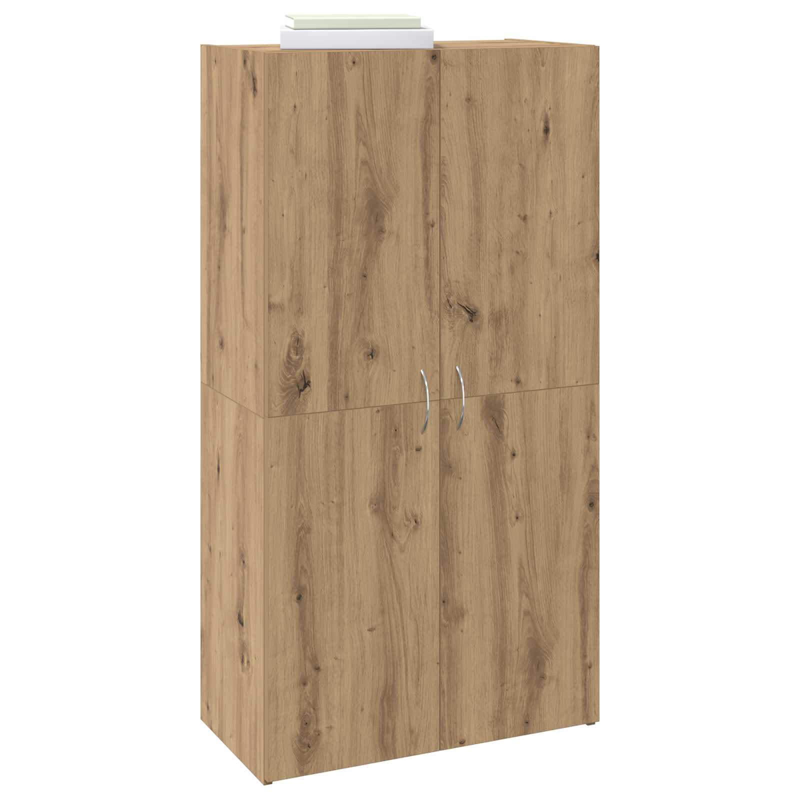 Aktenschrank Weiß 60x32x153 cm Holzwerkstoff