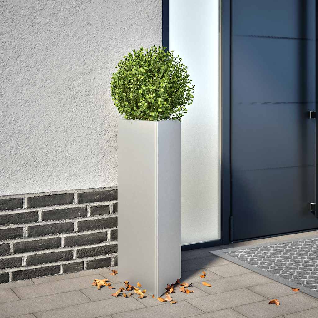 Pflanzkübel 30x26x75 cm Cortenstahl