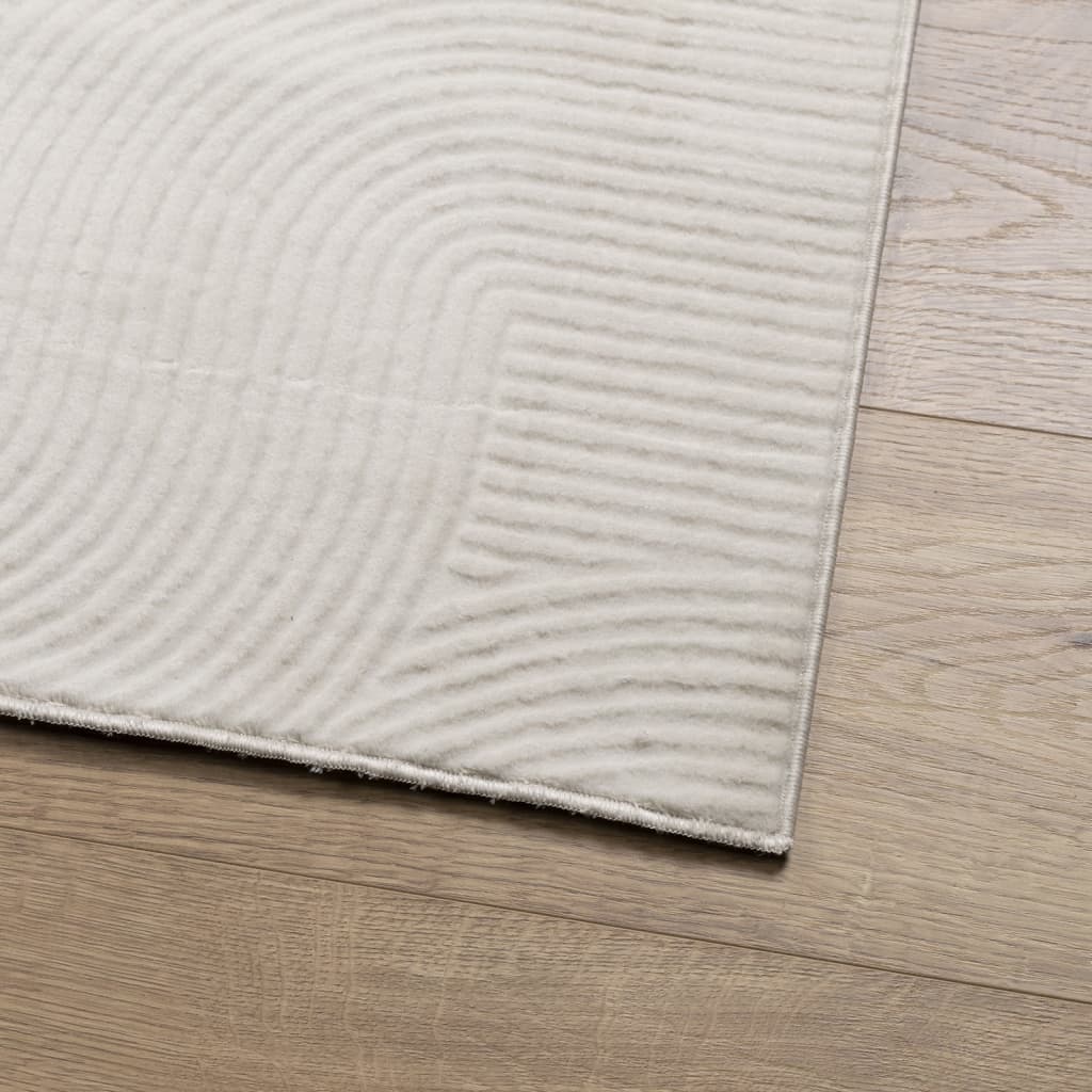 Teppich IZA Kurzflor Skandi-Stil Anthrazit 80x150 cm