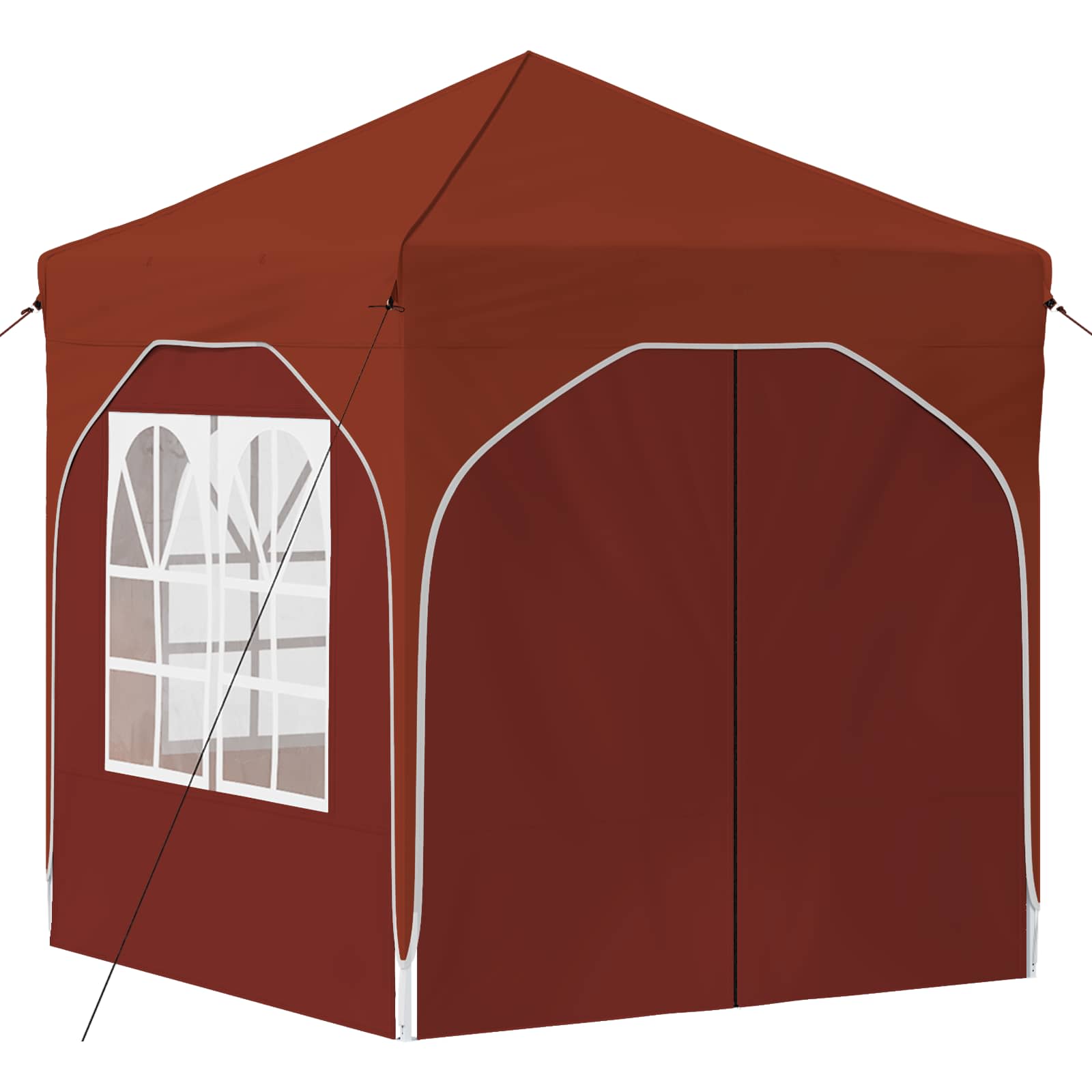 Pop-up Partyzelt 194 x 194 x 245 cm Creme