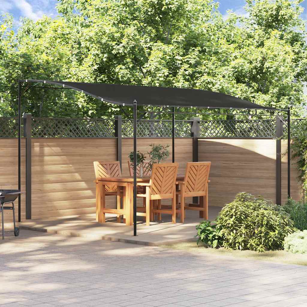 Markise Creme 4x3 m 180 g/m² Stoff und Stahl