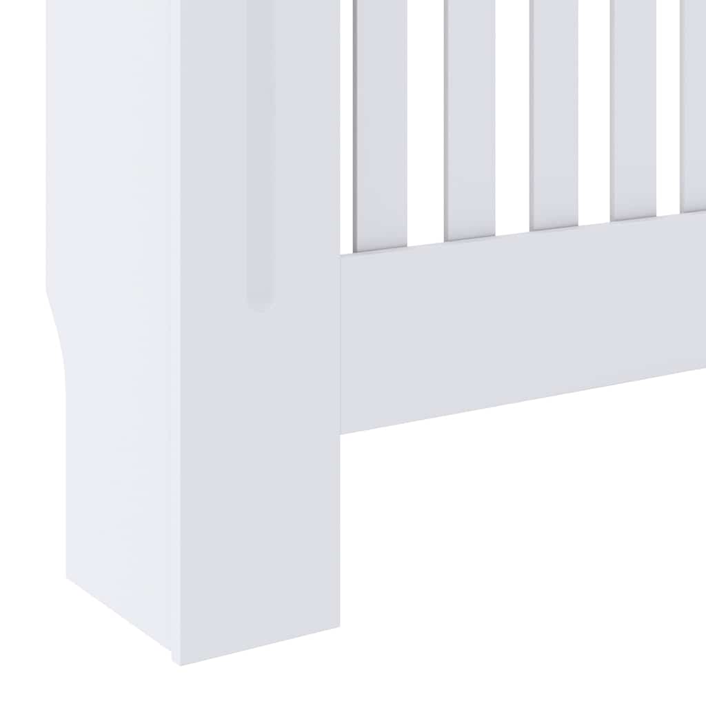 Holzwerkstoff Heizkörper-Abdeckung Heizkörperverkleidung 112 cm, weiß