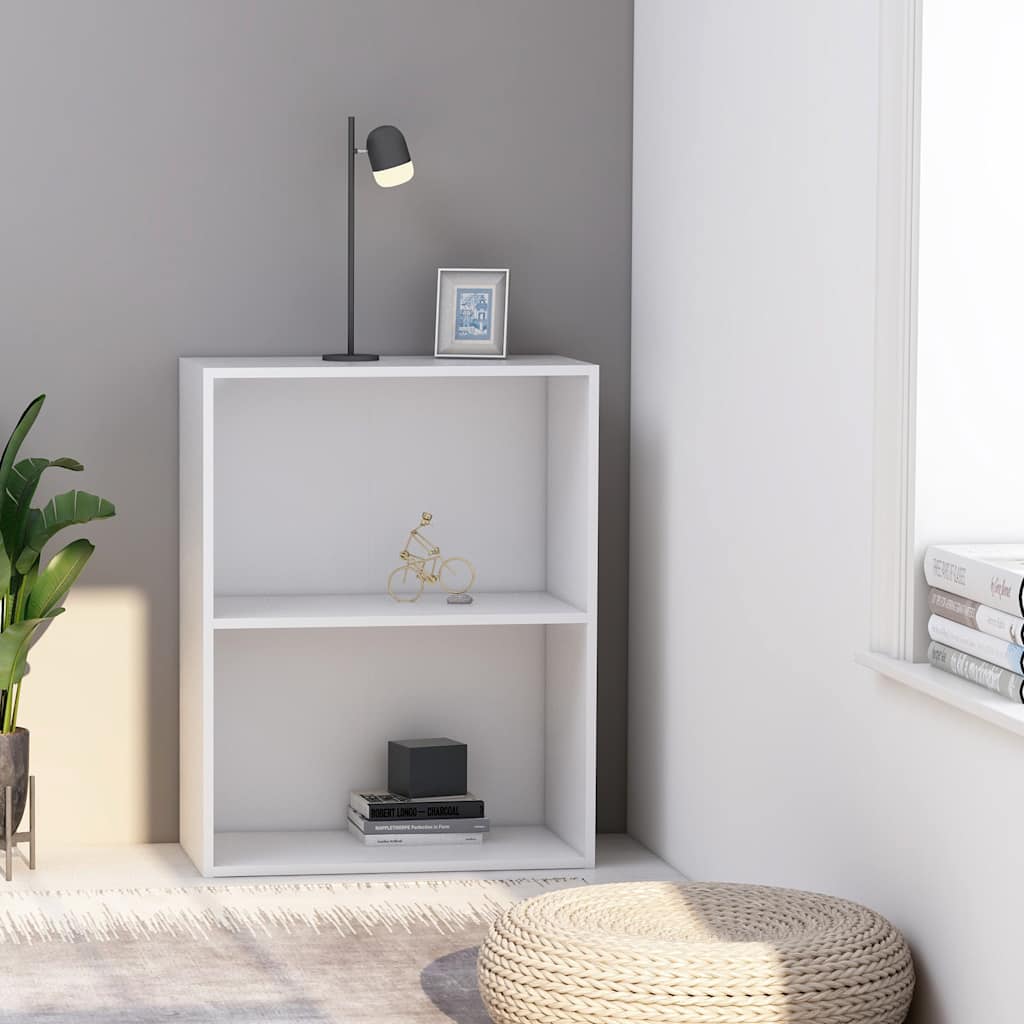 Bücherregal Weiß 80x30x189 cm Holzwerkstoff